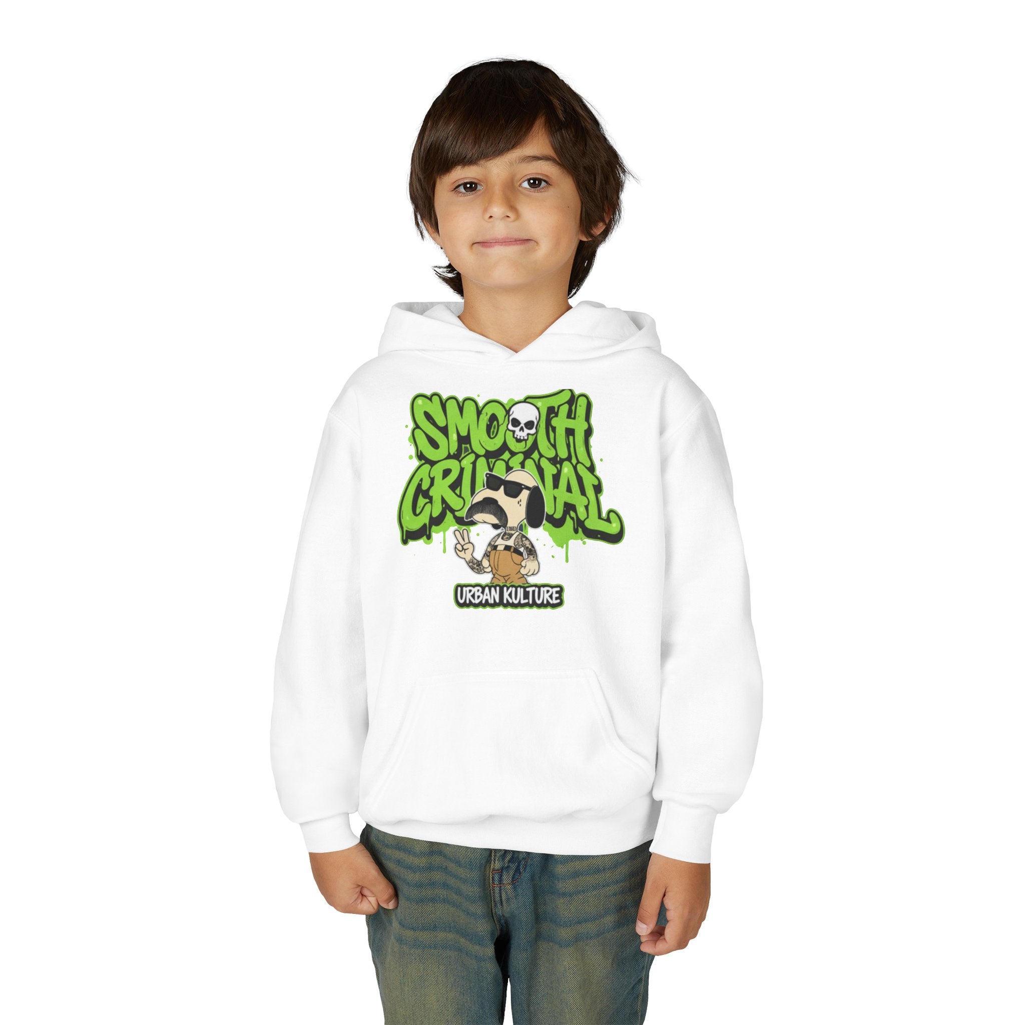 Smooth Criminal Graphic Hoodie for Kids – Urban Kulture Youth Sweatshirt