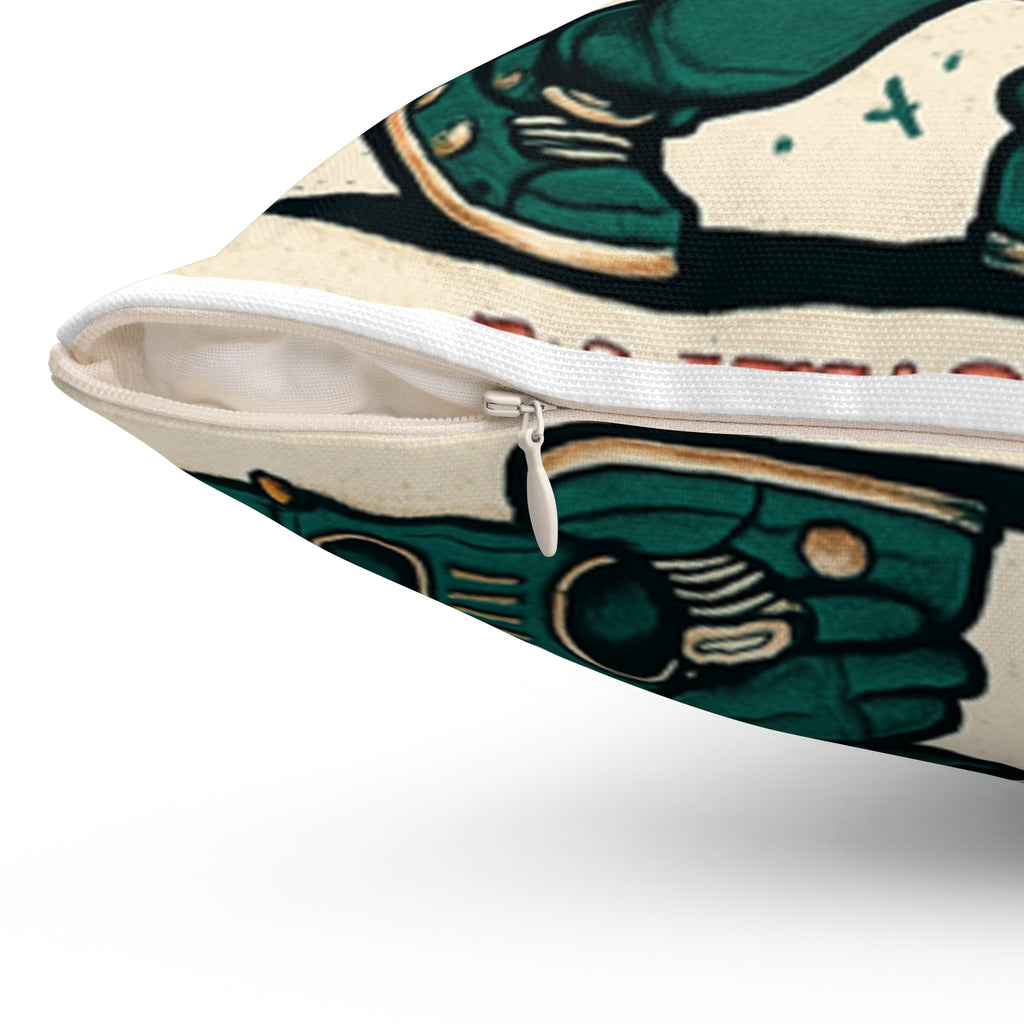 Christmas Gnome – Hip Santa with Boombox Holiday Decor Kissen