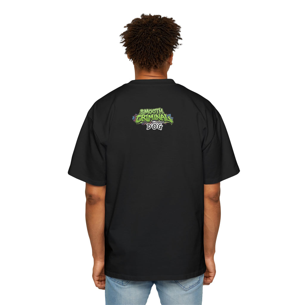 Stylish Men's Heavy Oversized Tee with Bold Graphic Design