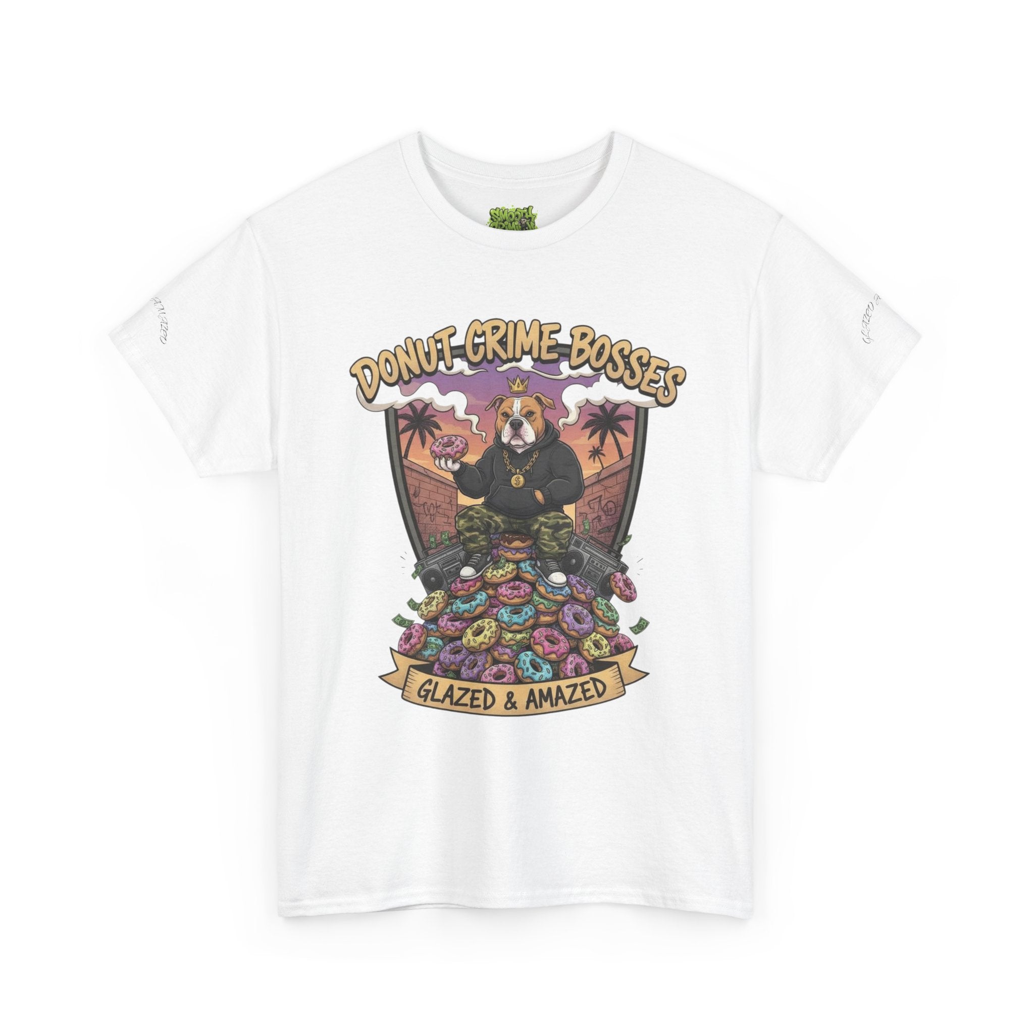 Donut Crime Bosses Unisex Heavy Cotton Tee - Glazed & Amazed