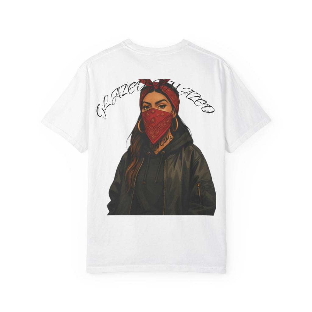 T-Shirt — Chicanx/Latinx Bandana Girl Graphic Tee ("Chicana Naco" Style)