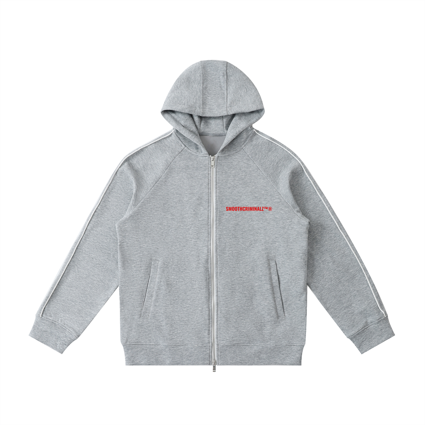 Heavyweight Raglan Sleeve Zip Hoodie